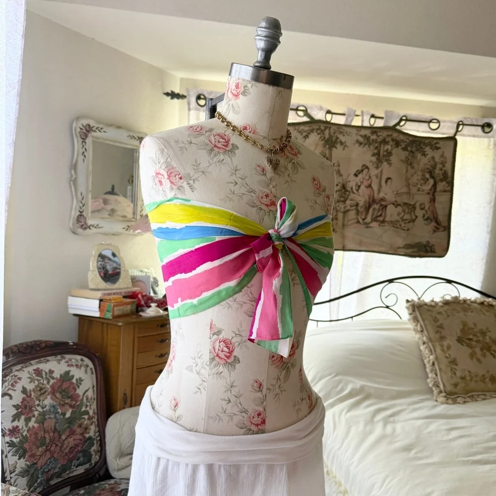 striped scarf‎